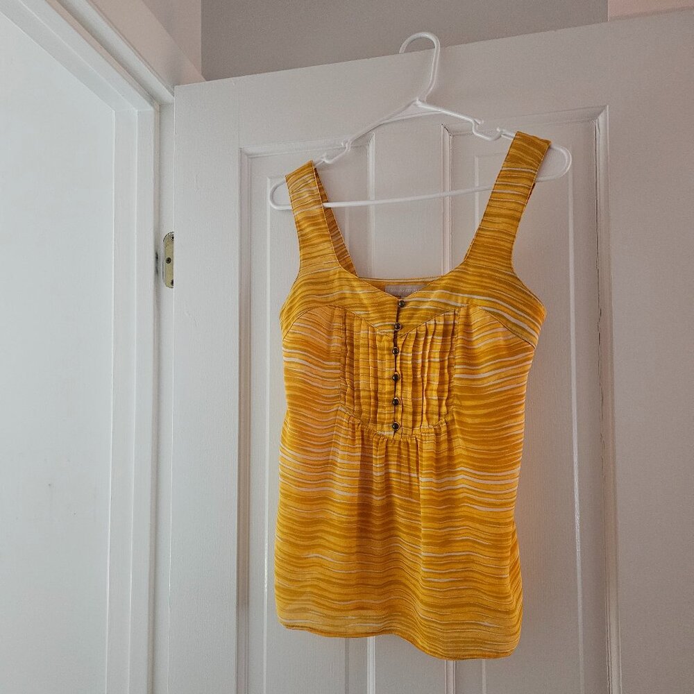 Yellow Banana Republic Tank Top